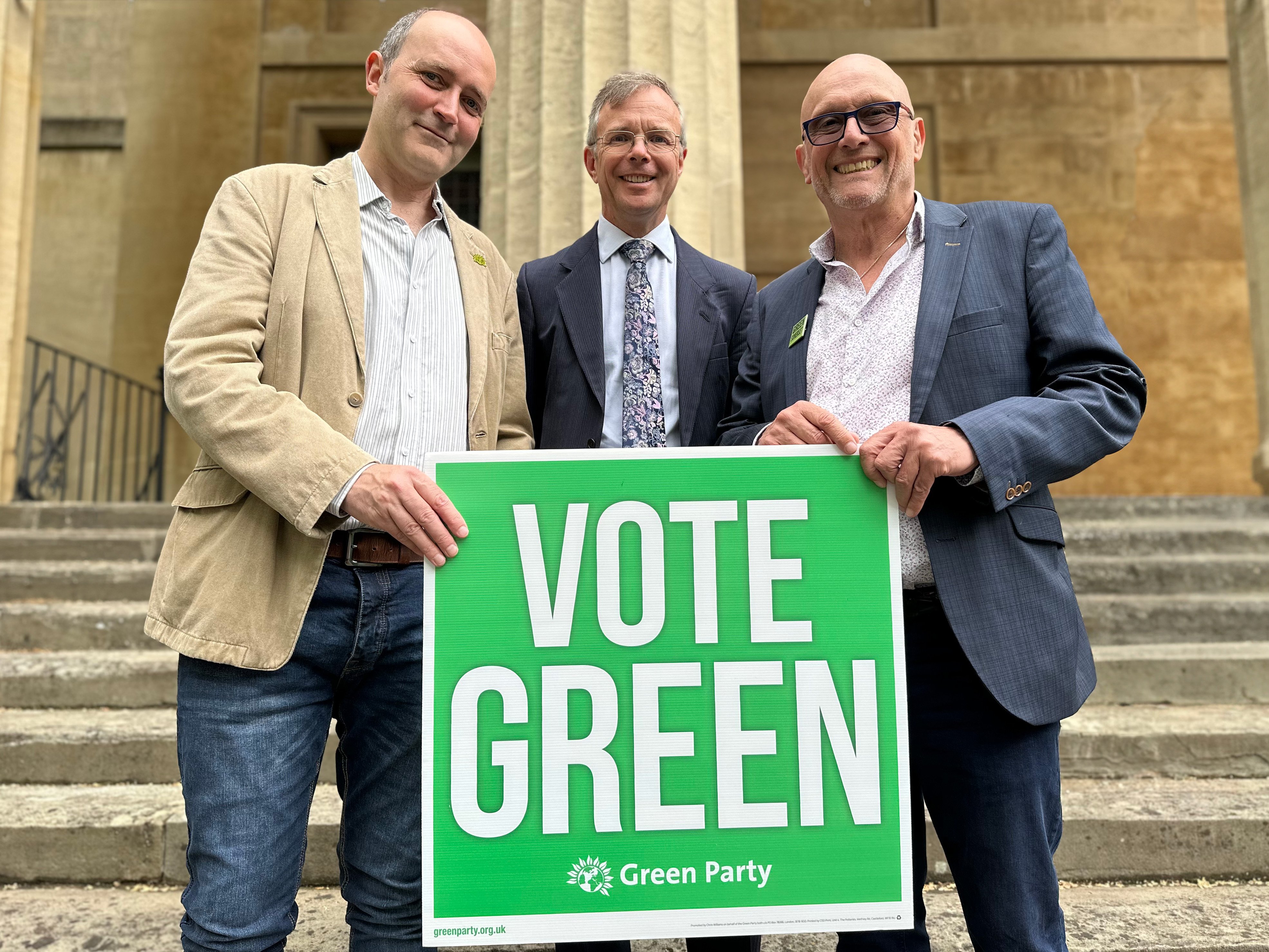 Our General Election candidates: Dom Tristram, Edmund Cannon and Martin Dimery