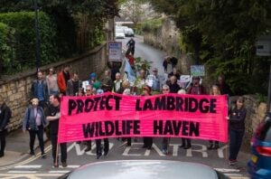 Protect Lambridge Wildlife Haven Protest