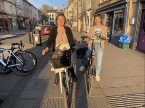 Cllrs Joanna Wright and Saskia Heijltjes