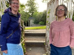 Saskia and Joanna in Sydney Gardens